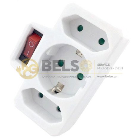 ΑΝΤΑΠΤΟΡΑΣ ΣΟΥΚΟ ΣΕ 2 ΔΙΠΟΛΙΚΑ & 1 ΣΟΥΚΟ ΜΕ ΔΙΑΚΟΠΤΗ 